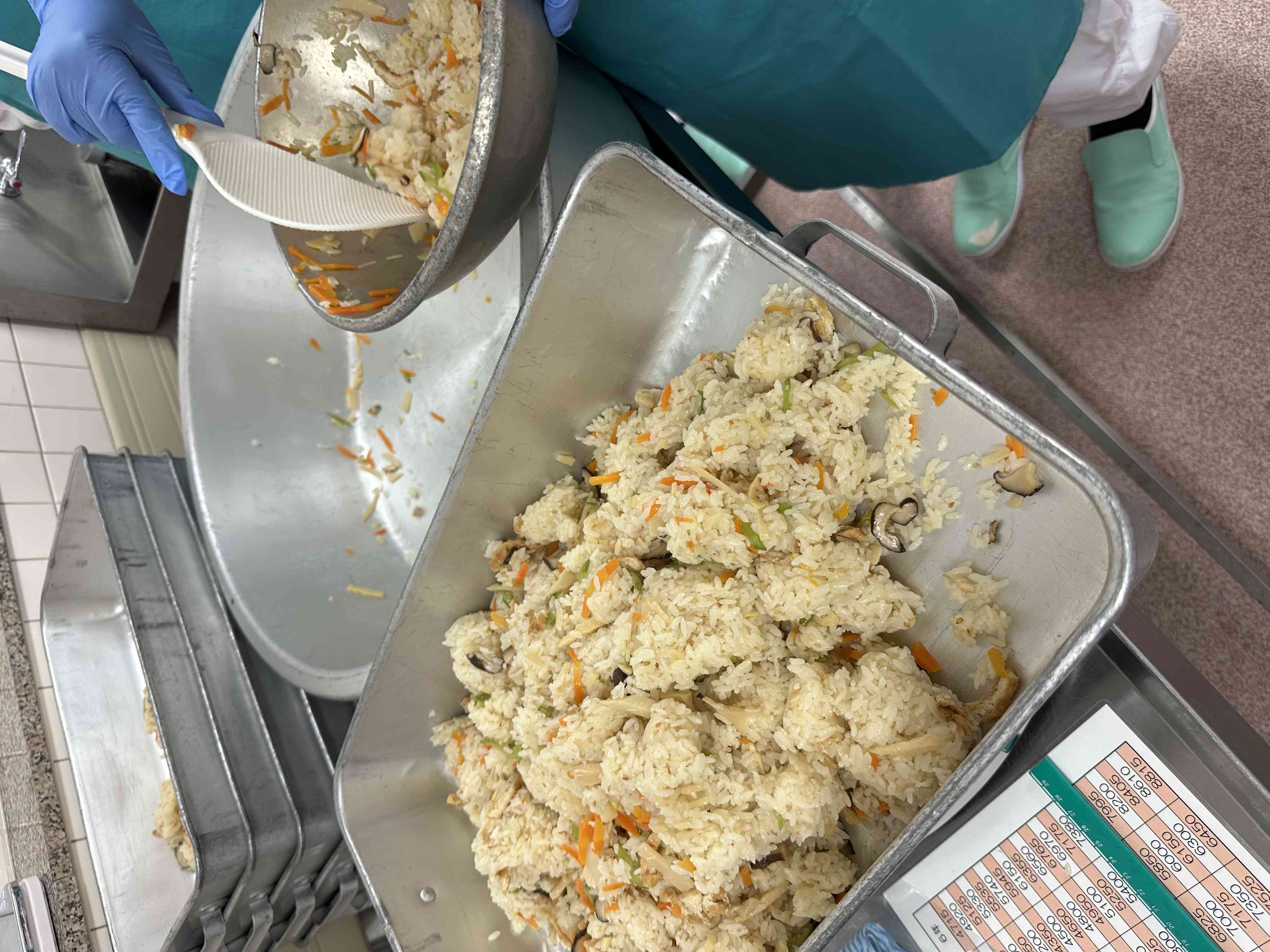 給食室の様子