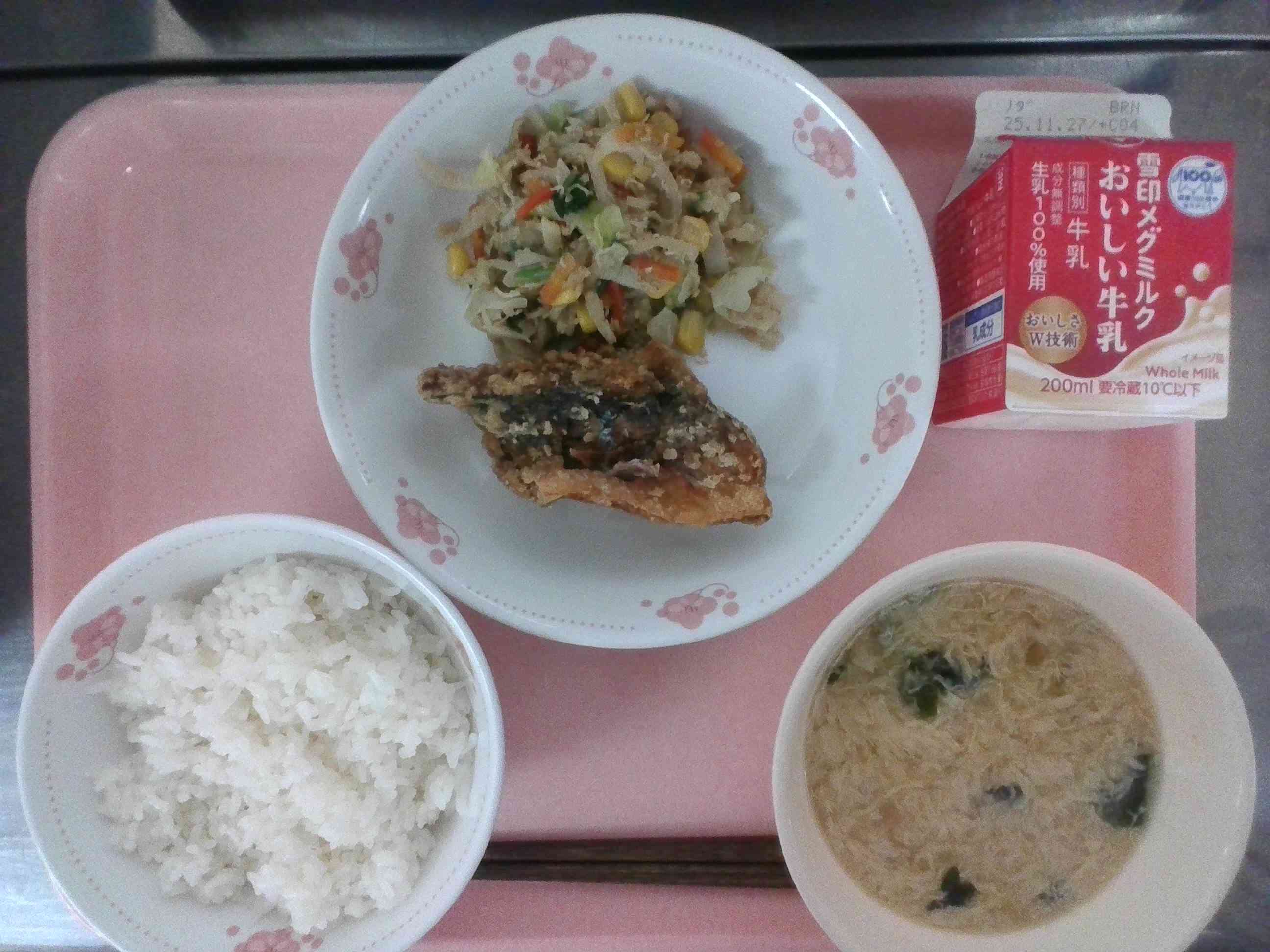 11月さばのたつたあげ