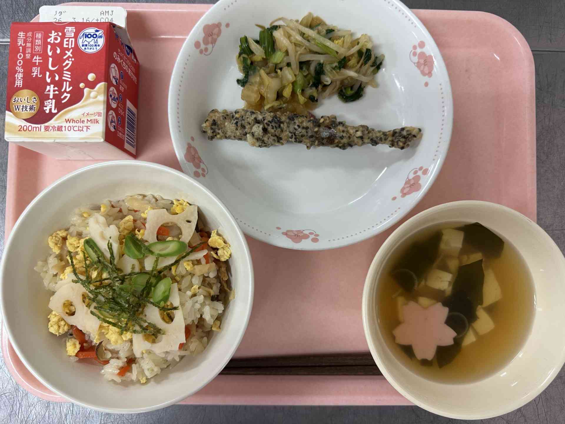 3月　ちらしずし②